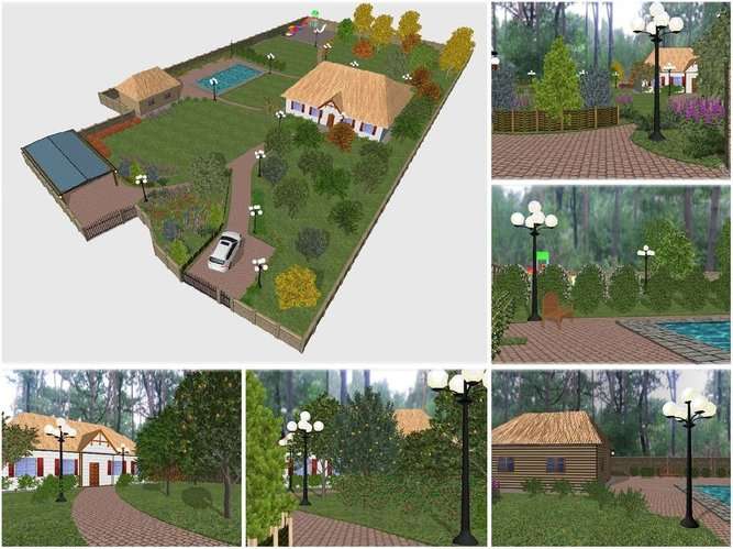 Дизайн ділянки в українському стилі